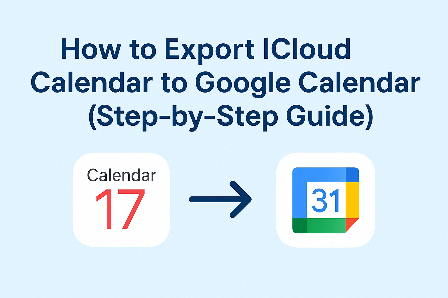 export icloud calendar to google calendar