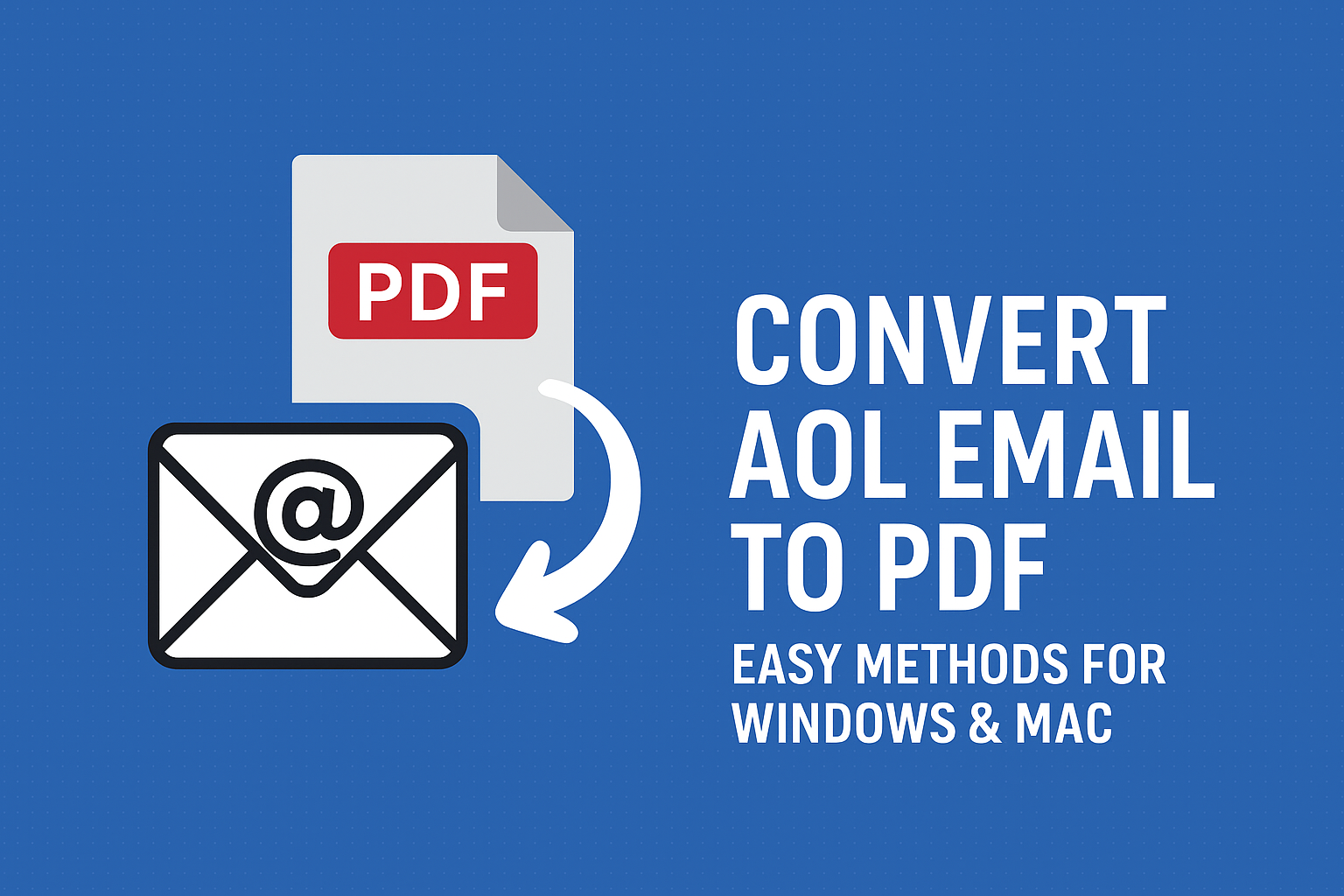 Convert AOL Email to PDF