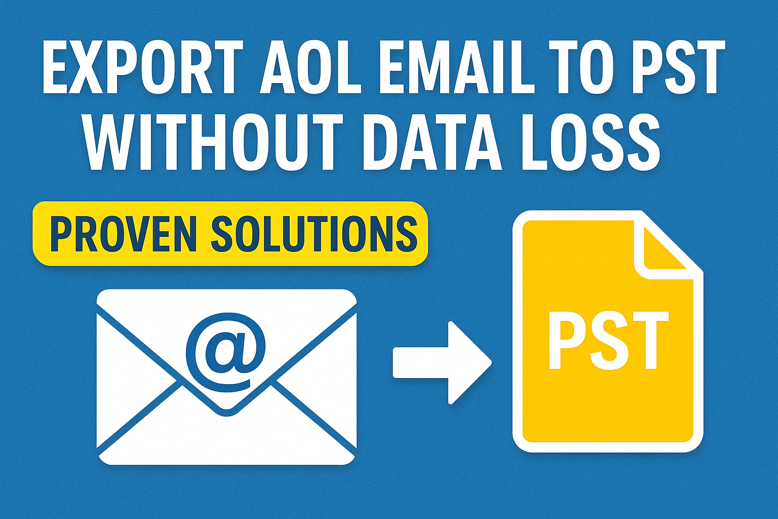 Exporting AOL Emails to PST