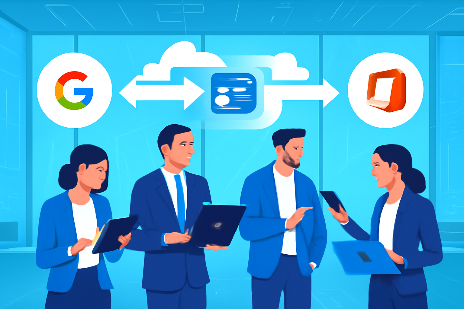 migrate g suite contacts to office 365