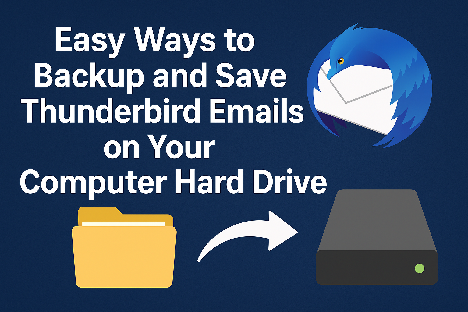 Backup Thunderbird Emails on Your Computer