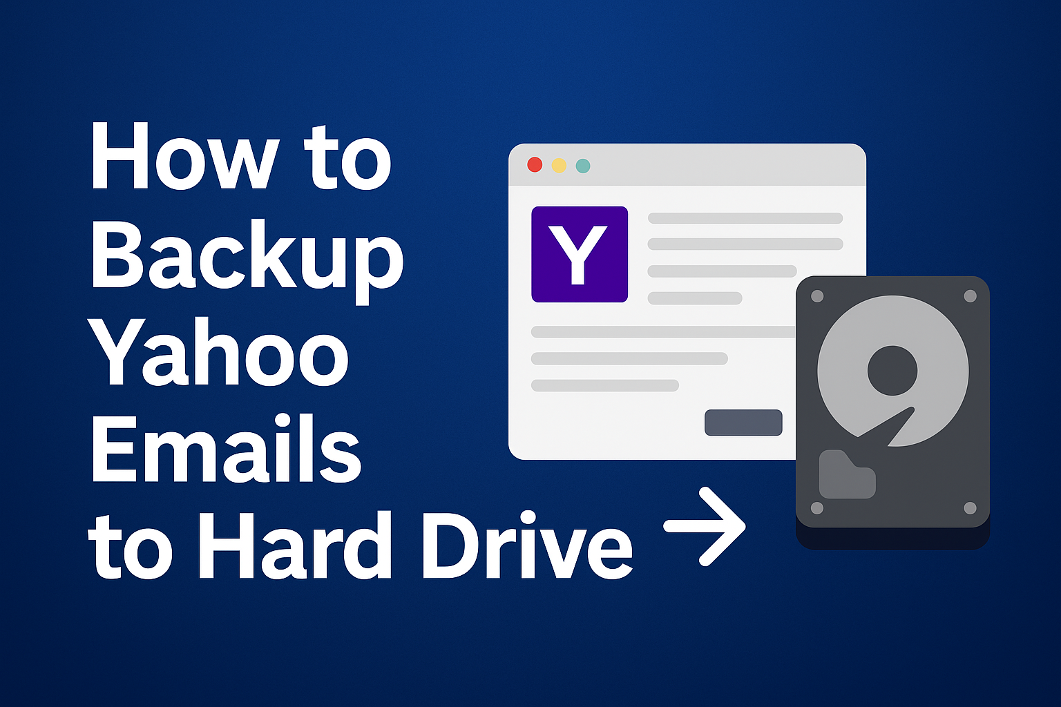Cómo respaldar correos de Yahoo
